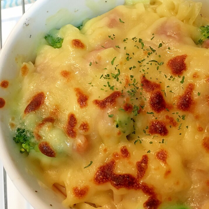 スチーマーで簡単!早ゆでパスタで満足オーブン焼き!